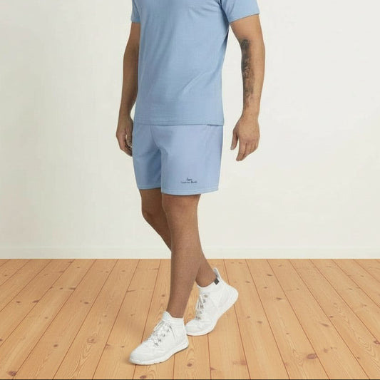 Blue Athletic Long Shorts