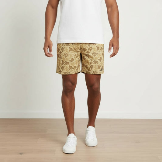 Marsh Camo Athletic Long Shorts
