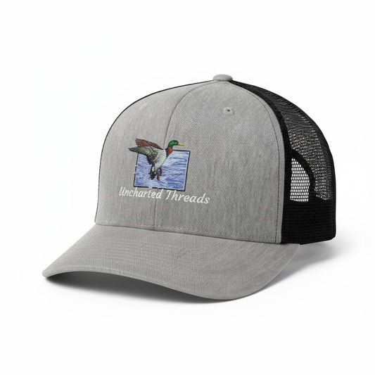 Embroidered Flying Mallard Trucker Cap