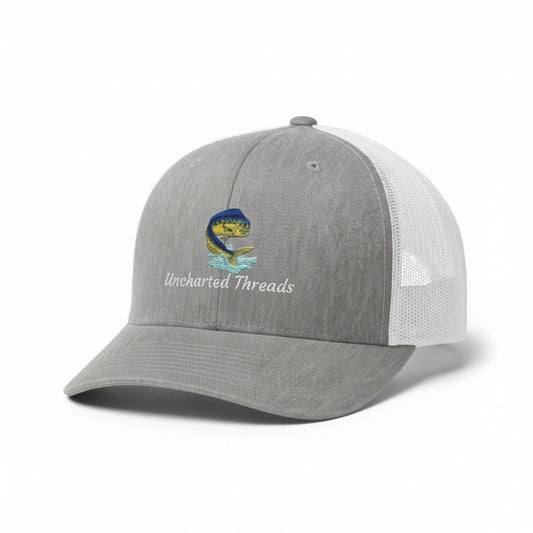 Embroidered Mahi Trucker Cap