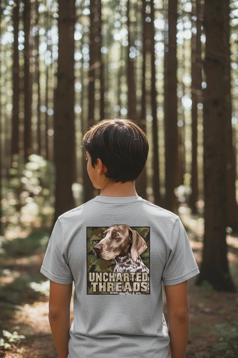 Youth Pointer Camo SS Tee