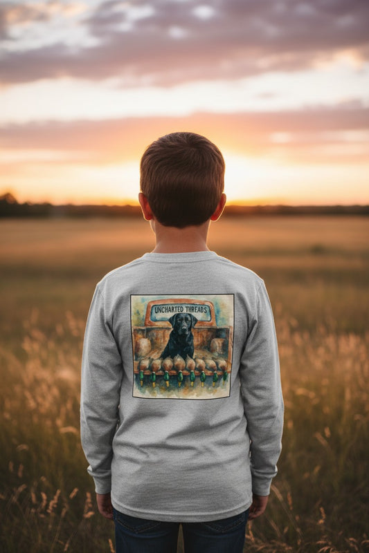 Youth Labrador Mallard Hunting LS Tee